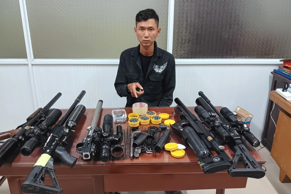 Mua súng hơi, đạn chì trên mạng về bán kiếm lời - 1 Mua súng hơi, đạn chì trên mạng về bán kiếm lời - 1
