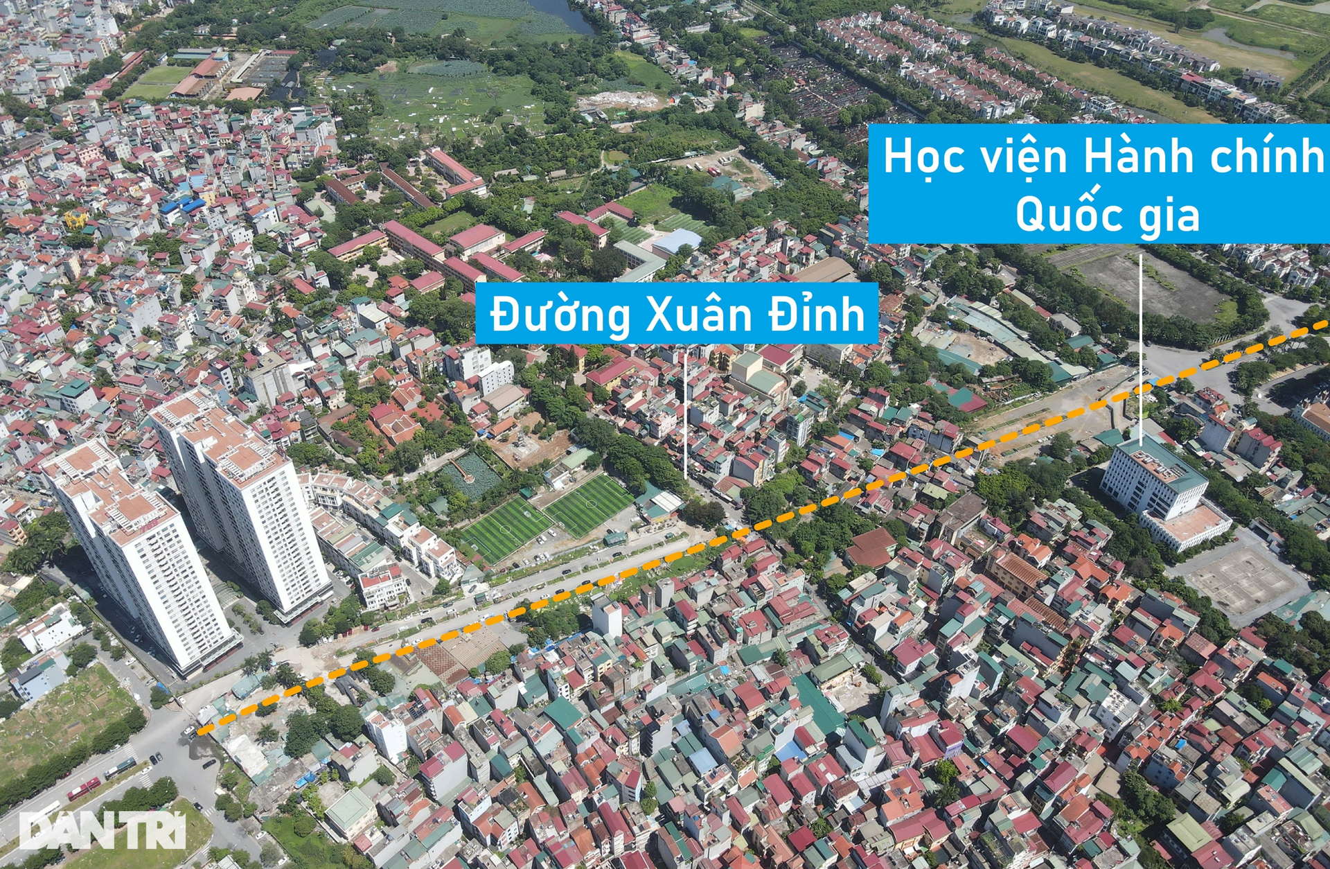 Hiện trạng 2 trục đường quy hoạch đi qua khu đô thị Ngoại giao đoàn - 4 Hiện trạng 2 trục đường quy hoạch đi qua khu đô thị Ngoại giao đoàn - 4