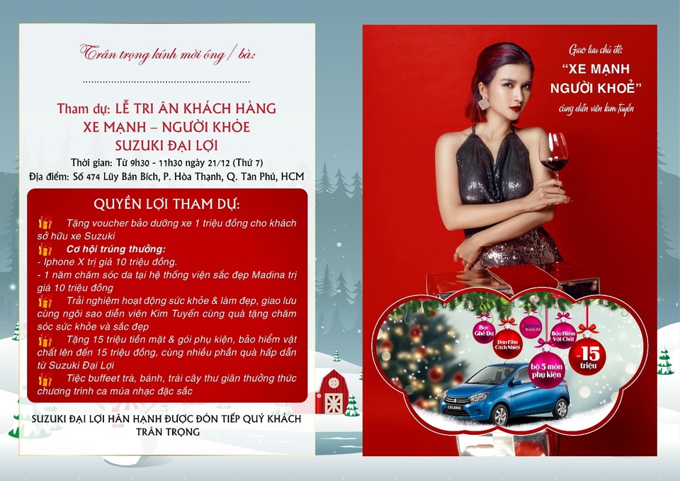 Suzuki Đại Lợi tri ân khách hàng - Cơ hội giao lưu với Cánh diều vàng 2018 - Diễn viên Kim Tuyến - 2 Suzuki Đại Lợi tri ân khách hàng - Cơ hội giao lưu với Cánh diều vàng 2018 - Diễn viên Kim Tuyến - 2