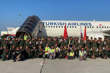 Kết thúc nhiệm vụ tại Thổ Nhĩ Kỳ, đoàn quân đội Việt Nam về nước