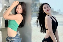 Con gái nhạc sĩ Lưu Thiên Hương tự tin khoe dáng gợi cảm ở tuổi 18