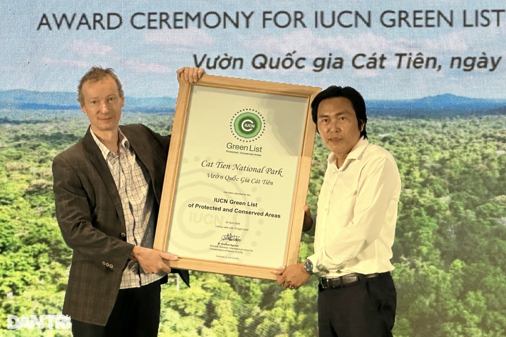 Cát Tiên là Vườn Quốc gia đầu tiên ở Việt Nam đạt danh hiệu Danh lục Xanh - 1 Cát Tiên là Vườn Quốc gia đầu tiên ở Việt Nam đạt danh hiệu Danh lục Xanh - 1