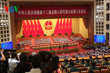 Bế mạc Kỳ họp thứ 3 Quốc hội Trung Quốc khóa 12 với nhiều quyết sách