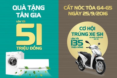 Cất nóc hai toà cuối cùng dự án Five Star Garden