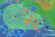 Áp thấp nhiệt đới vào đất liền, mưa lớn trên khắp cả nước