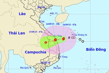 Tối nay bão số 3 "đổ bộ" vào Đà Nẵng - Quảng Ngãi