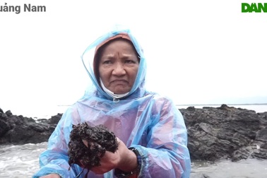 Người dân kiếm tiền từ "lộc biển" trên ghềnh đá