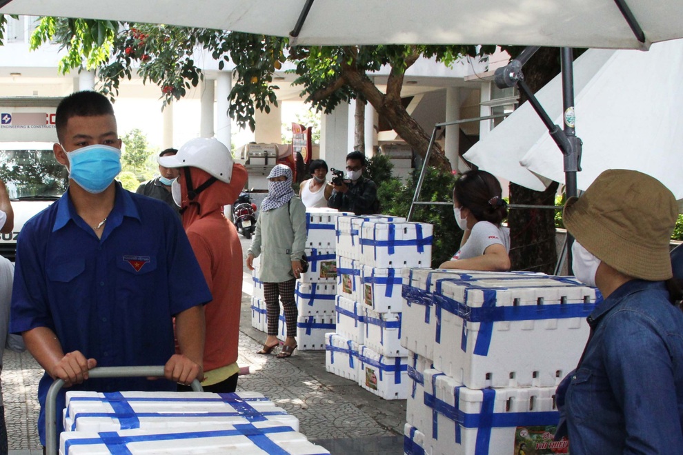 Học sinh lớp 7 phụ giúp mẹ bán vải thiều, chia sẻ với nhà nông Bắc Giang - 4