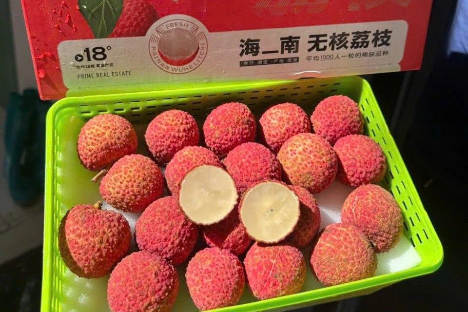 Vải thiều không hạt Trung Quốc đổ về chợ Việt, giá bán gần 1 triệu đồng/kg - 1