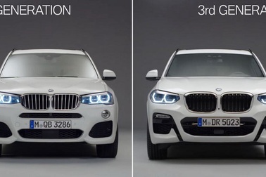 Video so sánh giữa hai mẫu xe BMW X3 thế hệ mới và cũ
