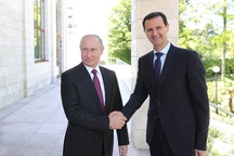 Ông Putin tiếp Tổng thống Syria tại nhà riêng ở Sochi