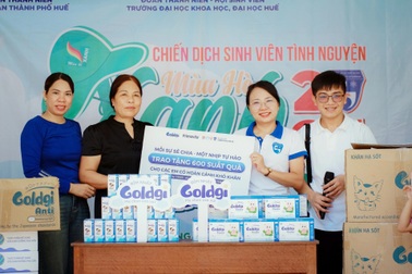 Goldgi cùng Primavita trao 600 suất quà đến trẻ khó khăn tại xã Long Quảng, TP Huế