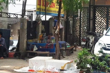  “Điểm đen” tại phường Bưởi vẫn chưa được giải quyết