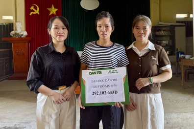 Hơn 327 triệu đồng tiếp sức gia đình người mẹ ung thư giai đoạn cuối