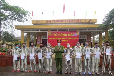 Hơn 300 phạm nhân được giảm án dịp Tết Nguyên đán Tân Sửu