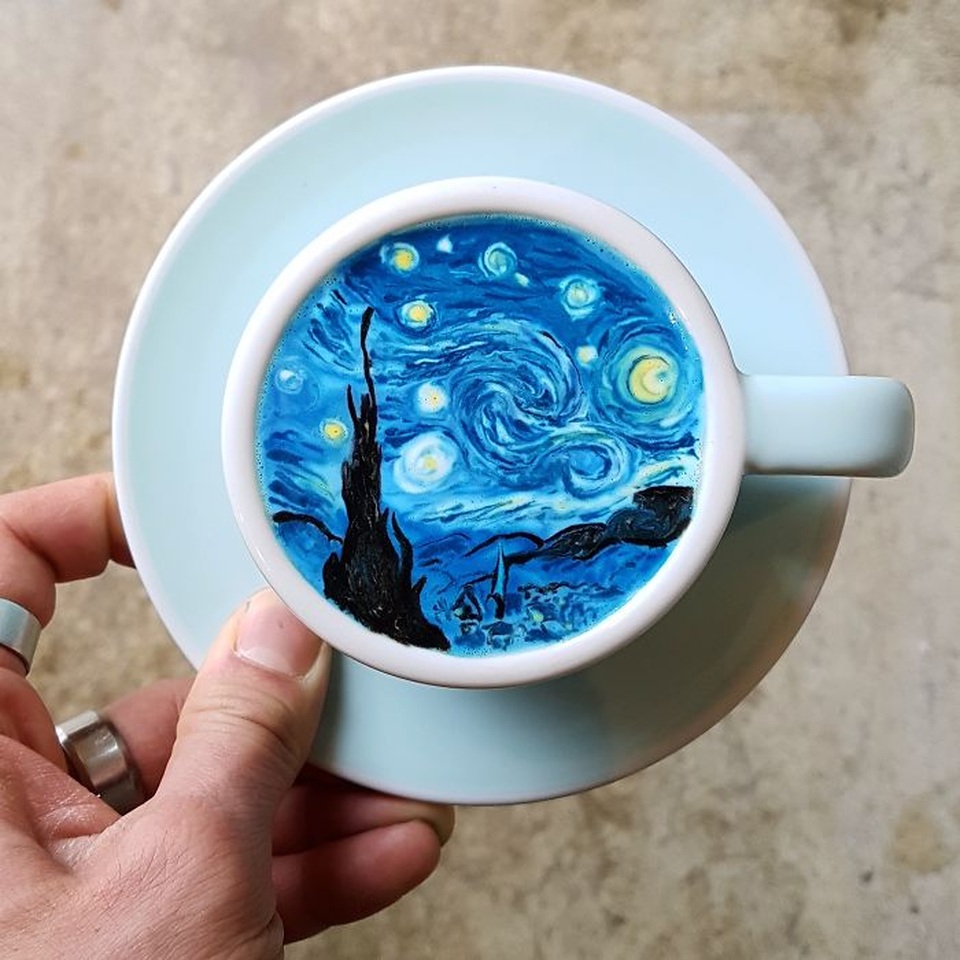 Chiêm ngưỡng những tách cà phê quá đẹp đến mức… không nỡ uống - 1 Chiêm ngưỡng những tách cà phê quá đẹp đến mức… không nỡ uống - 1