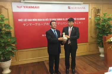 Agribank tiếp và làm việc với Tập đoàn Yanmar (Nhật Bản)