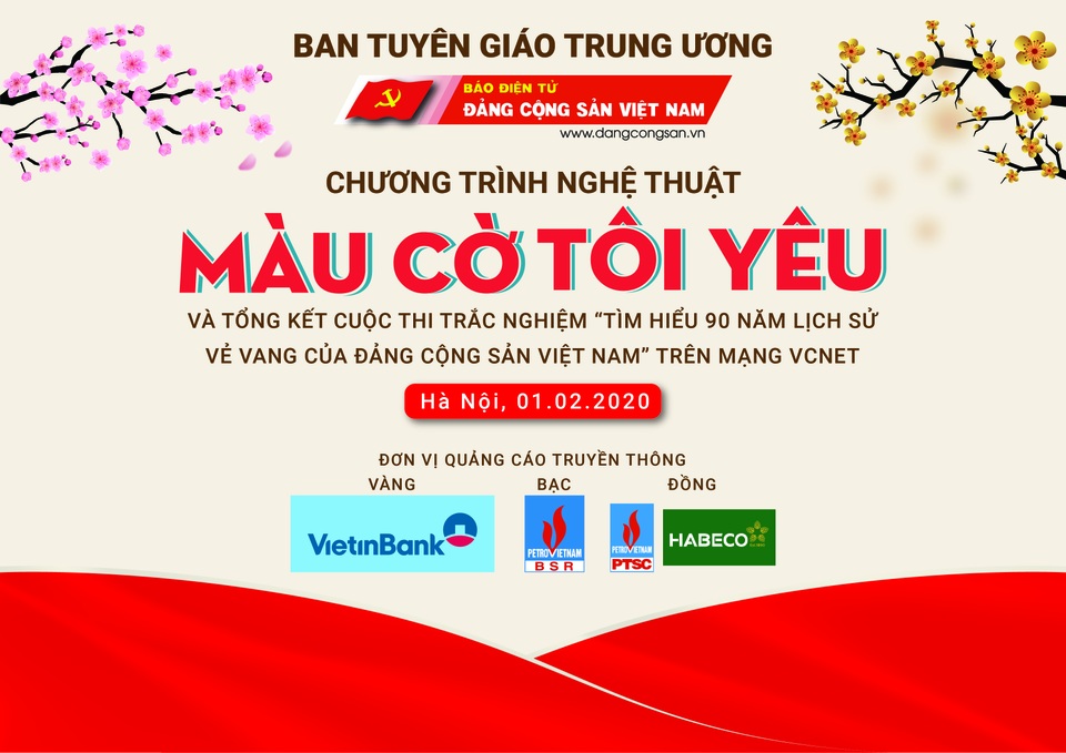 Tưng bừng đón Xuân cùng chương trình nghệ thuật “Màu cờ tôi yêu” - 1 Tưng bừng đón Xuân cùng chương trình nghệ thuật “Màu cờ tôi yêu” - 1