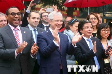 Chủ tịch Quốc hội Pháp tham dự Ngày hội Pháp ngữ tại Việt Nam