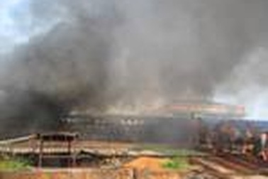 Hà Tĩnh: Hỏa hoạn tại kho hàng Xuất nhập khẩu Nam Thủy sản 