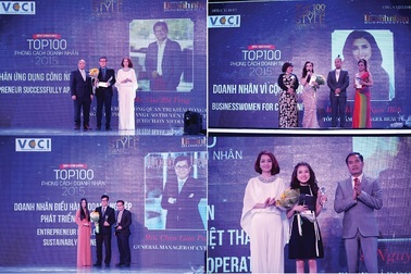 Lễ trao giải phong cách doanh nhân vinh danh TOP 10 doanh nhân của năm