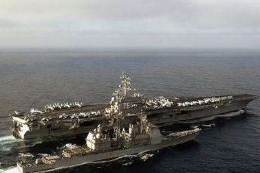 Tàu sân bay hạt nhân Mỹ tham gia tập trận Mỹ - Hàn 