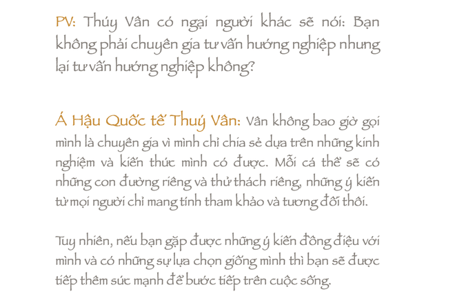 Á hậu Quốc tế Thúy Vân gỡ rối khủng hoảng hướng nghiệp cho Gen Z - 13 Á hậu Quốc tế Thúy Vân gỡ rối khủng hoảng hướng nghiệp cho Gen Z - 13