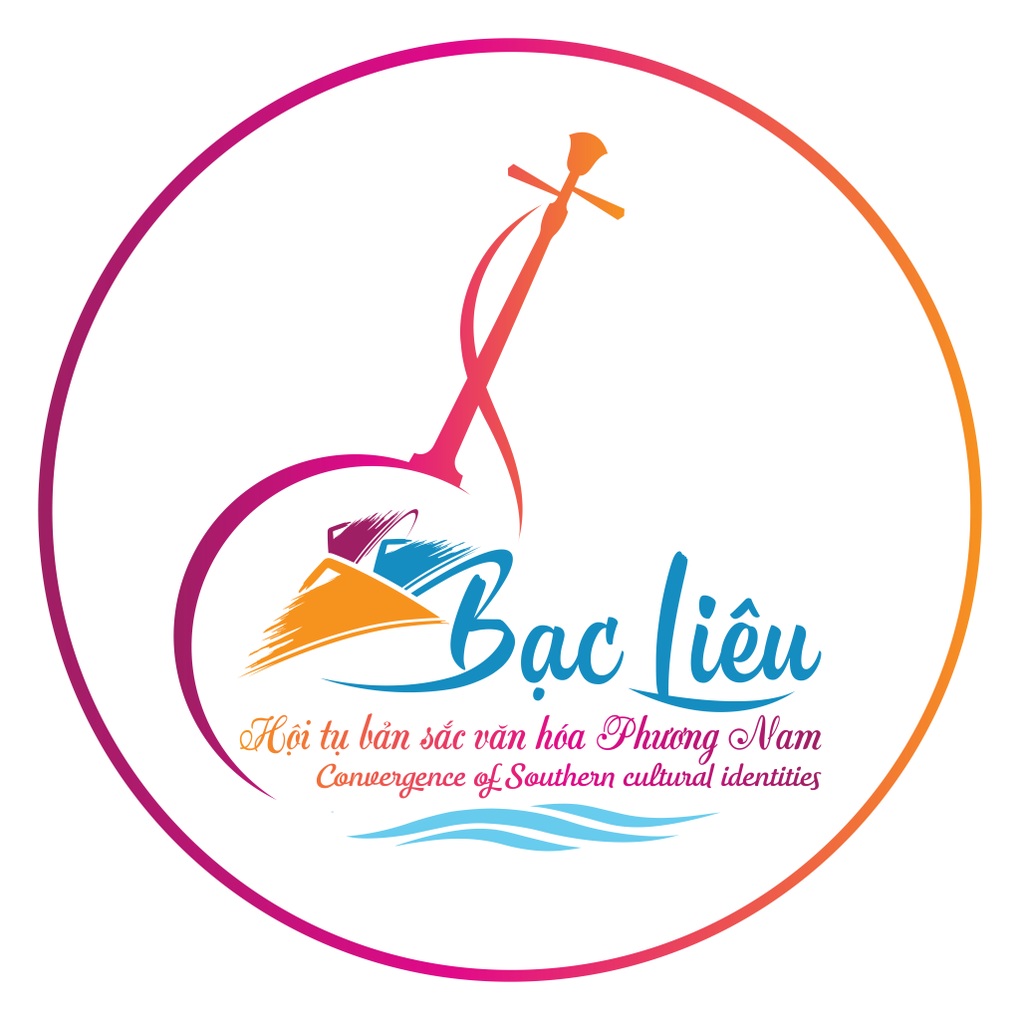 Logo du lịch Bạc Liêu có hình ảnh cây đờn kìm, 3 nón lá cách điệu - 1 Logo du lịch Bạc Liêu có hình ảnh cây đờn kìm, 3 nón lá cách điệu - 1