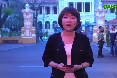 Cảnh sát được tăng cường đến phiên tòa xét xử bà Trương Mỹ Lan từ mờ sáng