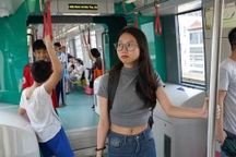 113.000 khách đi tàu điện Nhổn - Cầu Giấy trong 4 ngày nghỉ lễ