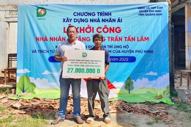 “Anh tôi sẽ được ở trong ngôi nhà mới, an toàn hơn, không sợ mưa gió”