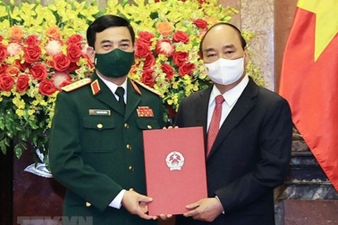 Bộ trưởng Quốc phòng Phan Văn Giang được thăng quân hàm Đại tướng