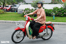 NSND Lan Hương dậy từ 5h sáng nấu xôi, đi Cub 50 làm phim "mẹ chồng"