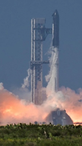 SpaceX phóng thành công siêu tên lửa Starship V3