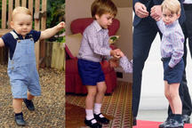 Hoàng tử George và loạt trang phục đáng yêu giống hệt bố