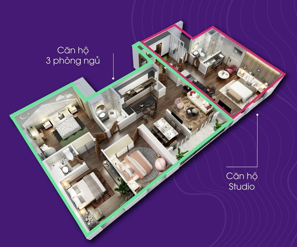 Sở hữu căn hộ Dual Key: Đón đầu xu hướng bất động sản hiện đại - 2 Sở hữu căn hộ Dual Key: Đón đầu xu hướng bất động sản hiện đại - 2