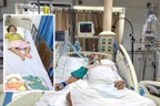 Chồng gặp nạn hôn mê, con gái bại não, người vợ trẻ bật khóc cầu cứu