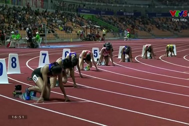 VĐV Tú Chinh giành HCB nội dung chạy 200m