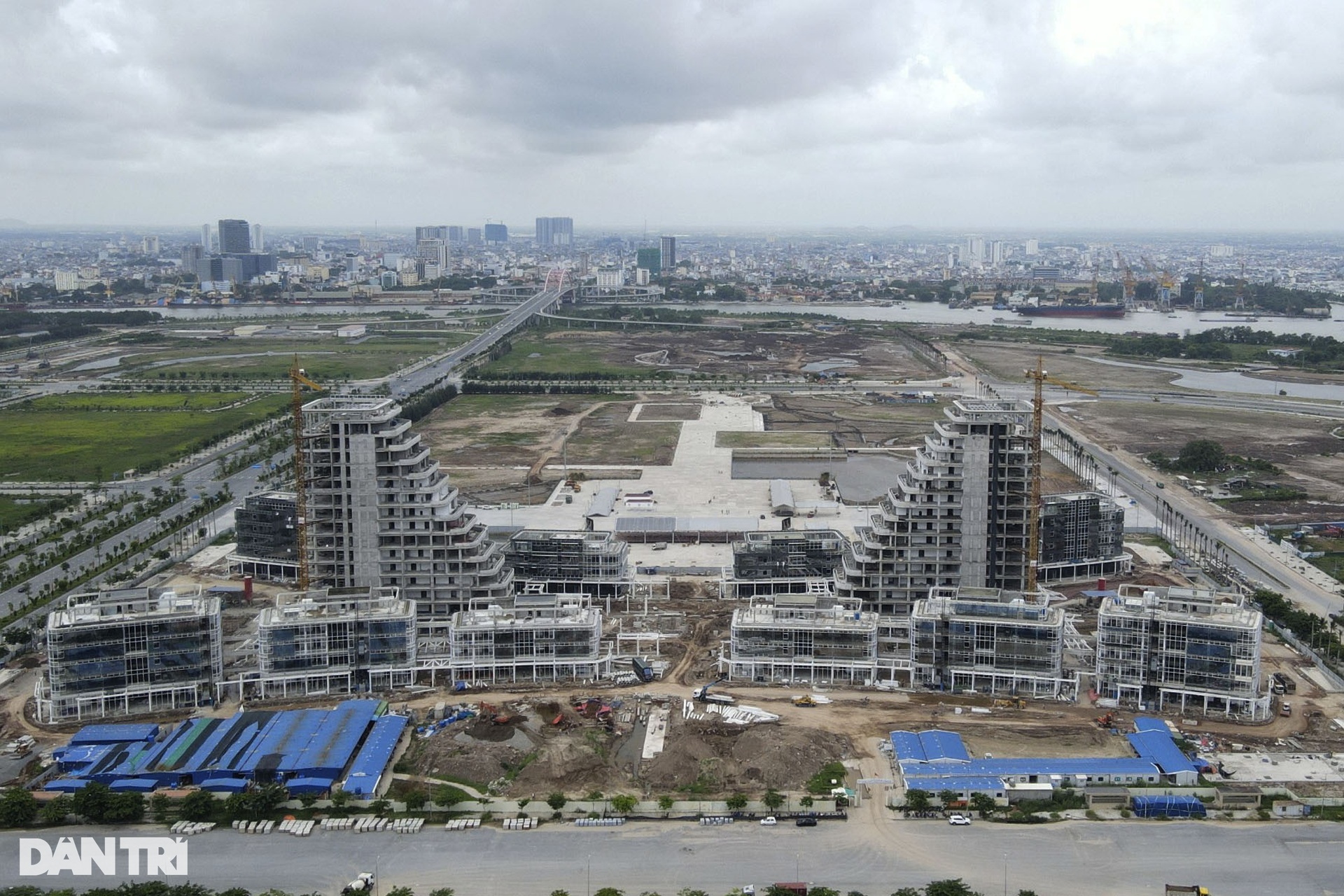 Công trình Trung tâm chính trị - hành chính TP Hải Phòng thành hình - 3 Công trình Trung tâm chính trị - hành chính TP Hải Phòng thành hình - 3