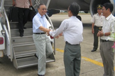 Lãnh đạo Trung ương Hội Khuyến học làm việc tại Huế