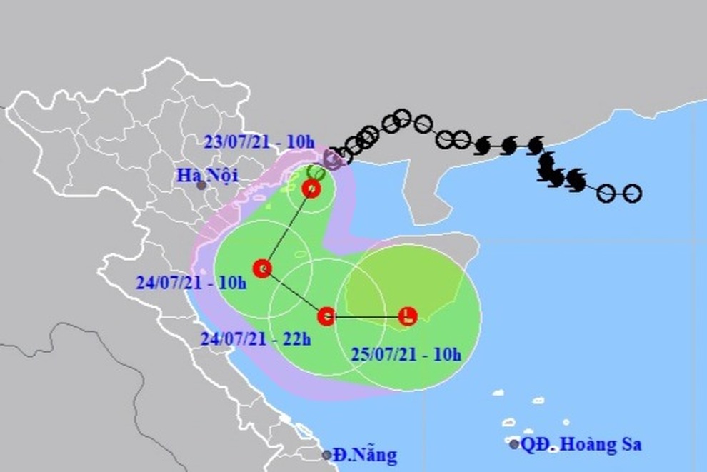 Áp thấp nhiệt đới vào Vịnh Bắc Bộ, gây mưa rất lớn ở nhiều tỉnh phía Bắc - 1 Áp thấp nhiệt đới vào Vịnh Bắc Bộ, gây mưa rất lớn ở nhiều tỉnh phía Bắc - 1