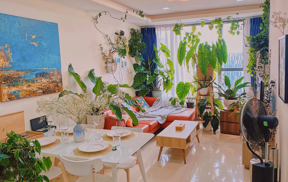Rừng cây thu nhỏ trong ngôi nhà ngập tràn sắc xanh của chàng trai Sài Gòn - 3 Rừng cây thu nhỏ trong ngôi nhà ngập tràn sắc xanh của chàng trai Sài Gòn - 3