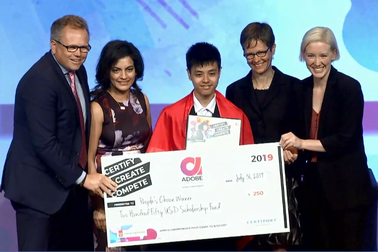 Nam sinh Việt giành giải cuộc thi thiết kế đồ họa thế giới tại Mỹ