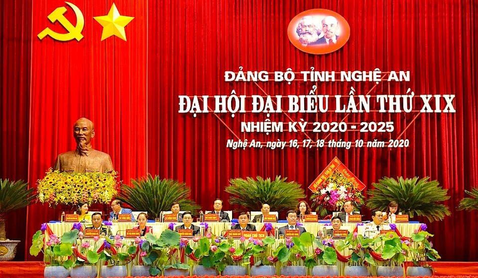 Ban Chấp hành Đảng bộ Nghệ An lần thứ XIX nhiệm kỳ 2020 - 2025 - 1