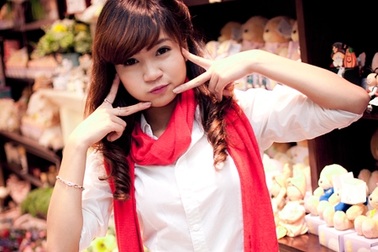 Mix bộ đồ đi chơi Noel từ đồng phục học sinh