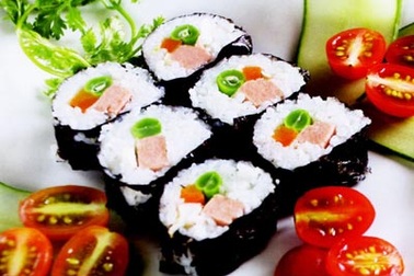 Sushi chay cho mùa hè 