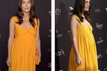 Keira Knightley bế bụng bầu dự sự kiện