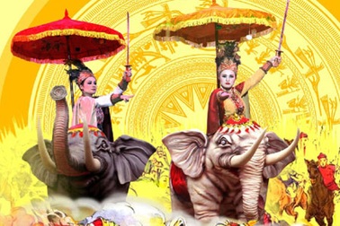 Nhà hát chèo Hà Nội công diễn vở "Vương nữ Mê Linh"