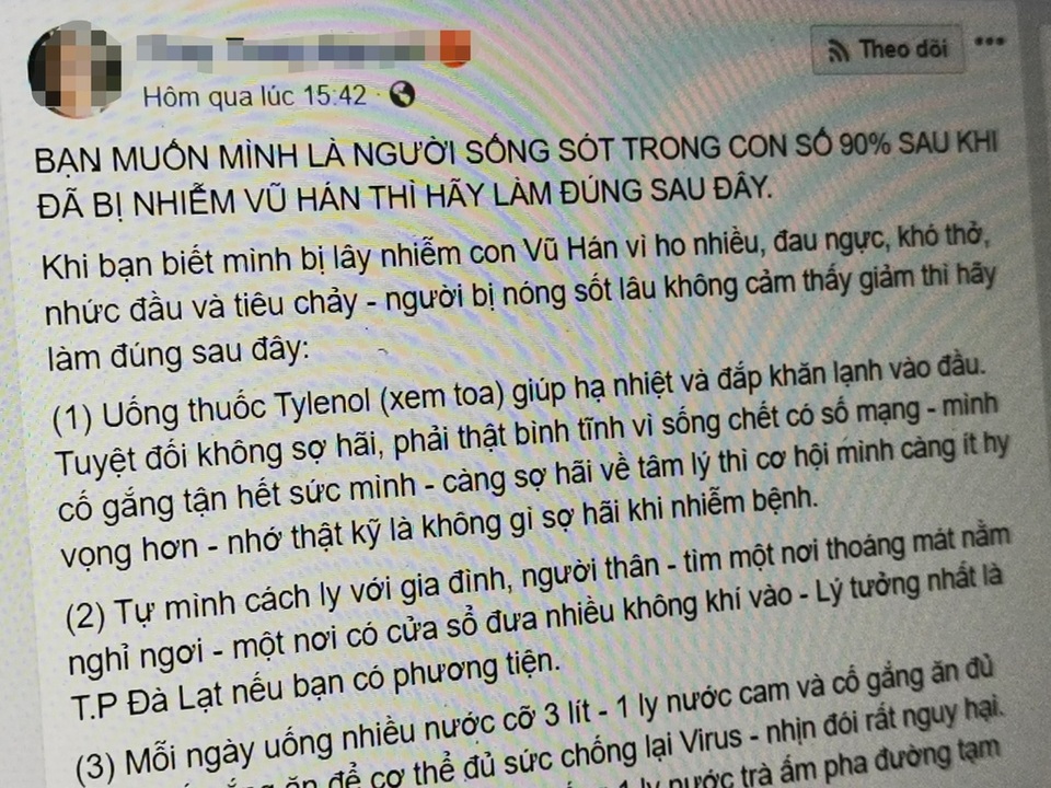 Tung tin giả, sai sự thật về dịch corona trên MXH sẽ bị xử phạt thế nào? - 4 Tung tin giả, sai sự thật về dịch corona trên MXH sẽ bị xử phạt thế nào? - 4