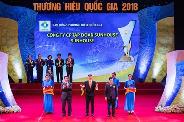 SUNHOUSE vinh dự đón nhận danh hiệu Thương hiệu quốc gia 2018